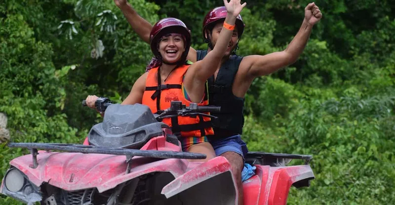 Cancún ATV Jungle Adventure With Double Cenote Swim — ATV tour in Cancun