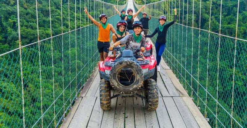 Jorullo Bridge ATV, Waterfall, Tequila Tour — ATV tour in Puerto Vallarta