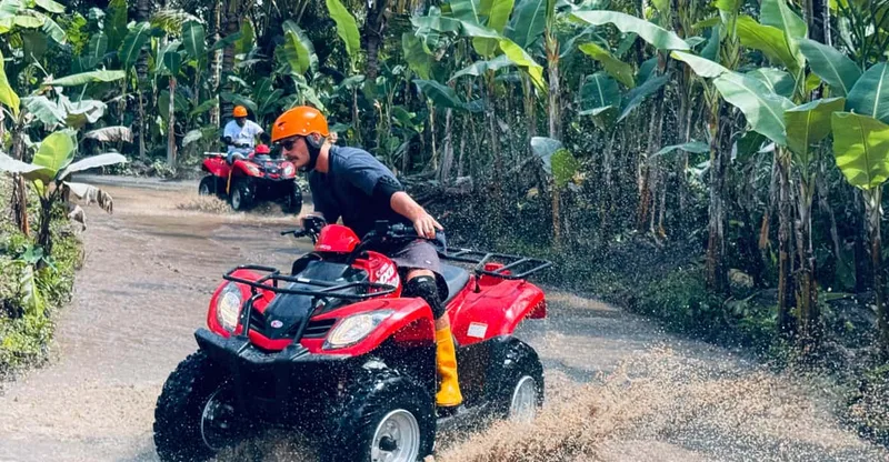ATV Quad Bike & Zip-Line Adventure with Meal — ATV tour in Ubud